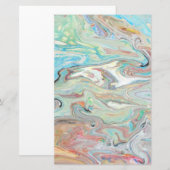 Papeterie Puddle minty (Devant / Derrière)