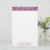 Papeterie Purple Mandala Professional Moderne Papier (Debout devant)