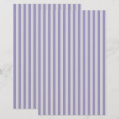 Papeterie Purple Stripes Seamless Pattern (Devant / Derrière)