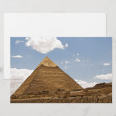Papeterie Pyramide des pharaons (Devant / Derrière)