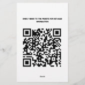 Papeterie QR Code Roses rose orange violet Mariage Floral (Dos)