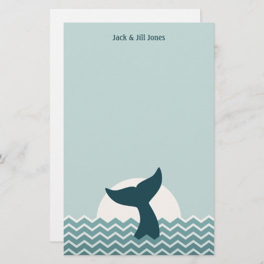 Papeterie Queue de baleine (Devant / Derrière)