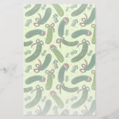 Papeterie Quirky Festive Pickles de Noël Motif (Dos)