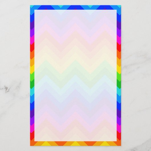 Papeterie Rainbow Colors #2 Large Chevron Zig Zag (Devant)