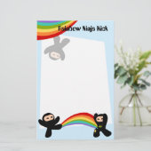 Papeterie Rainbow Ninja Kick (Debout devant)