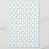Papeterie Rainbow Pastel Blanc (Dos)