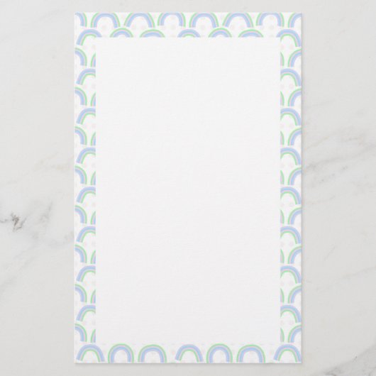 Papeterie Rainbow Pastel Blanc (Devant)