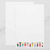 Papeterie Rangée Enfants (Devant / Derrière)