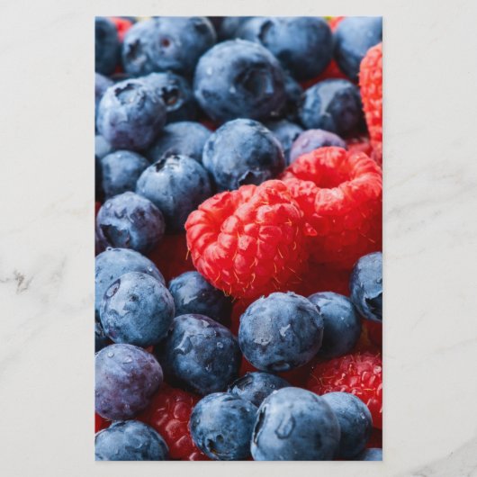 Papeterie Raspberries et Blueberries (Devant)