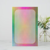 Papeterie rayée fine "de lever de soleil rose" (Debout devant)