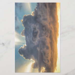 Papeterie Rayons de soleil à travers les nuages orageux