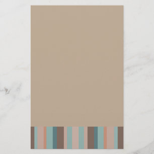 Papeterie Rayures de l'océan pacifique