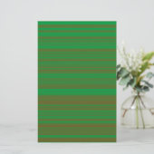 Papeterie Rayures Vert Marron (Debout devant)