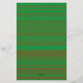 Papeterie Rayures Vert Marron (Dos)