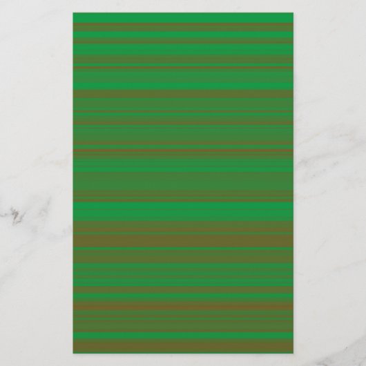 Papeterie Rayures Vert Marron (Devant)