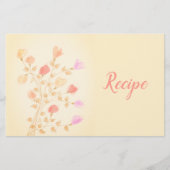 Papeterie Recette du concepteur floral mignonne (Devant)