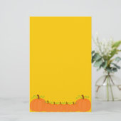 Papeterie Récolte de citrouille (Debout devant)