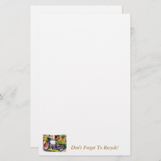 PAPETERIE RECYCLAGE (Devant / Derrière)