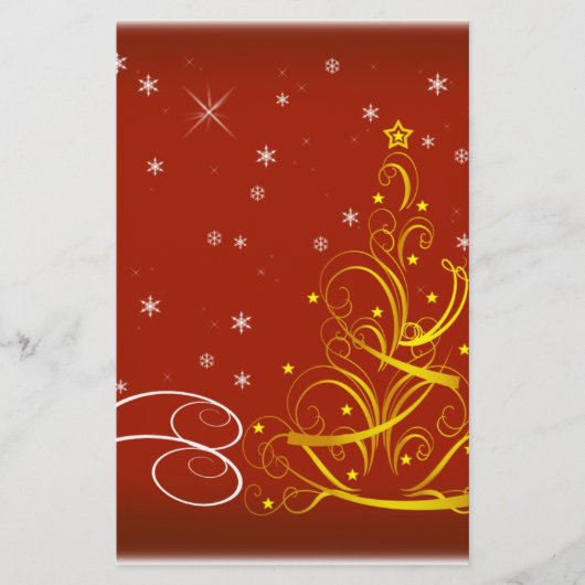 Papeterie Red Christmas scene (Devant)