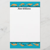 Papeterie Red Foxes Personalized (Dos)