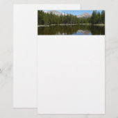 Papeterie Reflet du lac de Yosemite (Devant / Derrière)