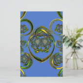 Papeterie Regardez mes courbes bleues (Debout devant)