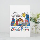 Papeterie Règles de Chicago (Debout devant)