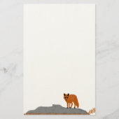 Papeterie 🦊 Renard sur le Rocher (Devant)