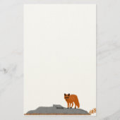 Papeterie 🦊 Renard sur le Rocher (Dos)
