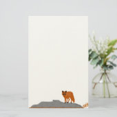 Papeterie 🦊 Renard sur le Rocher (Debout devant)