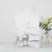 Papeterie Rennes dans l'Aquarelle gris sauvage Noël (Debout devant)