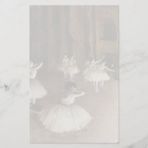 Papeterie Répétition de ballet sur l'étape par Edgar Dega