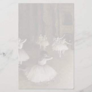 Papeterie Répétition de ballet sur l'étape par Edgar Degas