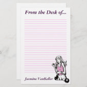 Papeterie Réplique Girly (Devant / Derrière)