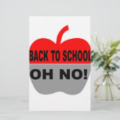 Papeterie Retour À L'École Oh Non (Debout devant)