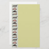 Papeterie RETRO CARS 2 AUTO RESTAURATION gris rouge jaune (Devant / Derrière)