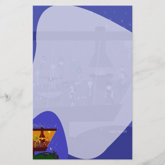 Papeterie Retro House Fun Jet Set Art Design (Devant)