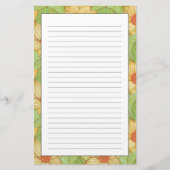 Papeterie Rétro motif de magnolia (Devant)