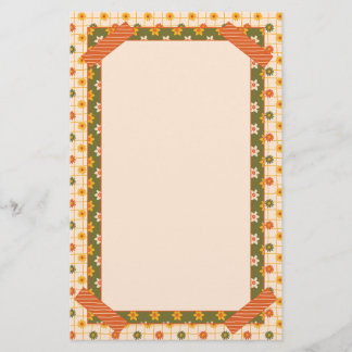 Papeterie Retro Spring Hand Drawn Faux Washi Floral Mix