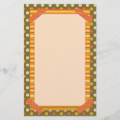 Papeterie Retro Spring Hand Drawn Faux Washi Floral Vertical (Devant)