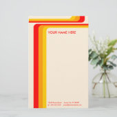 Papeterie rétros rayures : v.2 : (Debout devant)