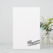 Papeterie Rétros vieux biplans d'avion de biplan d'avion (Debout devant)