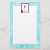 Papeterie Rindeer De Noël Dans Un Gros Chaud (Devant)