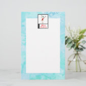 Papeterie Rindeer De Noël Dans Un Gros Chaud (Debout devant)