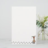 Papeterie Rinder rouge de Noël (Debout devant)