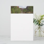 Papeterie Rivière Virgin au printemps dans le parc national  (Debout devant)