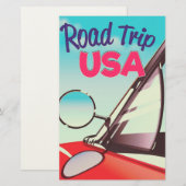 Papeterie Road Trip USA (Devant / Derrière)