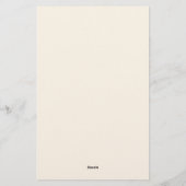 Papeterie Robe Victorienne Avec Bow Rose (Dos)