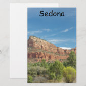 Papeterie Roches rouges en Sedona (Devant / Derrière)