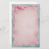 Papeterie Romance du Ruban (Devant / Derrière)